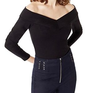 Karen millen off the shoulder top size 4